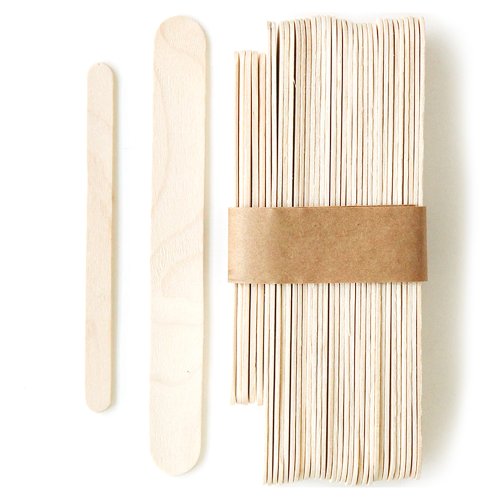 모엔드 우드 왁싱 스패츌라 L 30개 + M 5개 세트 (210개)