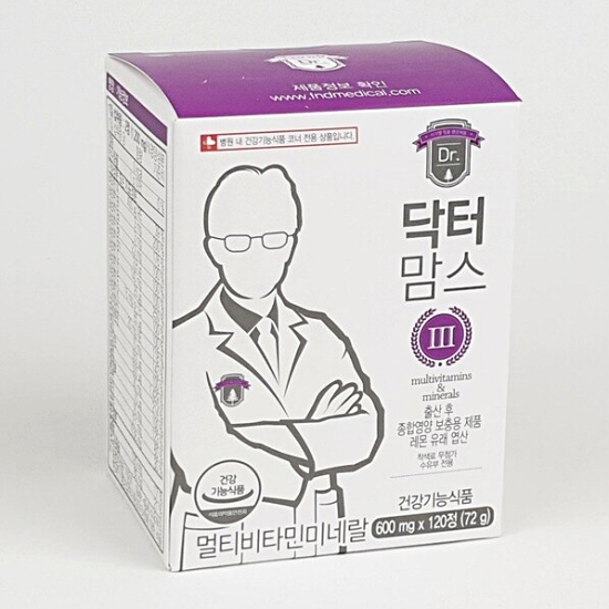 에프앤디넷 닥터맘스3 멀티비타민미네랄 120정