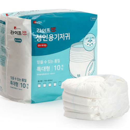 라온아띠 라이프업 성인용기저귀 팬티형 특대형 10개