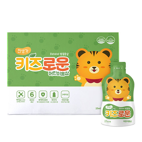 진생가 키즈로운 어린이 홍삼 15ml 30포