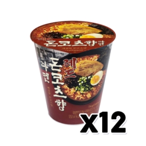 GS25 레드 돈코츠향 라멘 74g (12개)_이미지