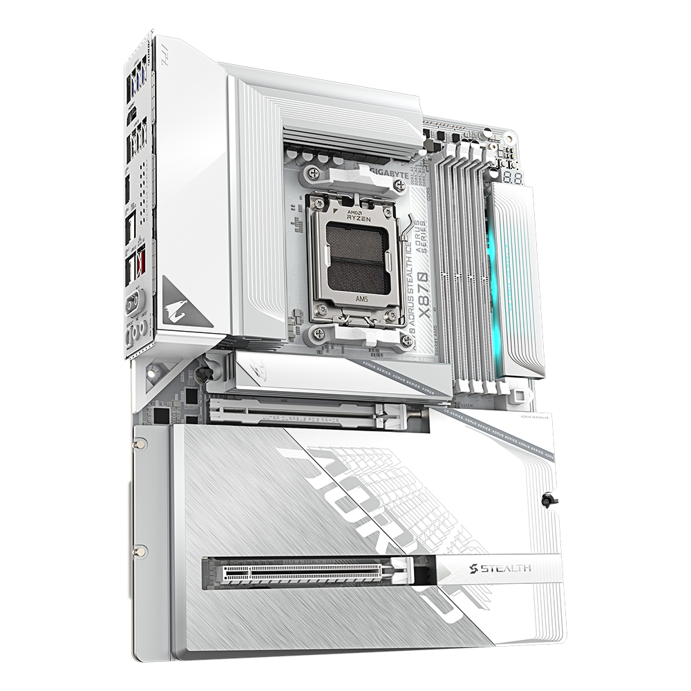 GIGABYTE X870 AORUS STEALTH ICE 제이씨현_이미지