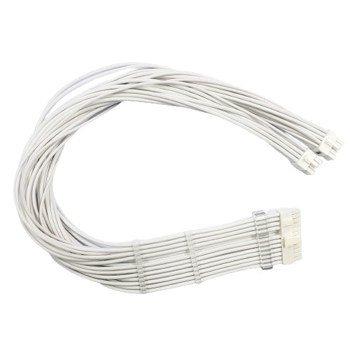 SuperFlower LEADEX V MOD ATX(20+4)핀 케이블 (펄화이트, 0.6m)_이미지