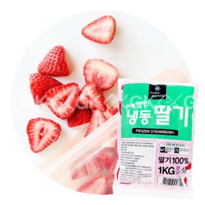 농우 냉동 무가당 딸기 1kg