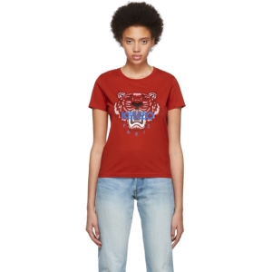  겐조 Red Limited Edition Tiger T-Shirt