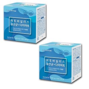 한국바이오팜 락토테미 락토바실러스 유산균+다이어트 3000mg 60포 (2개)_이미지