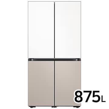 삼성전자 비스포크 새틴 RF85DB90B1 (화이트+베이지) (일반설치)