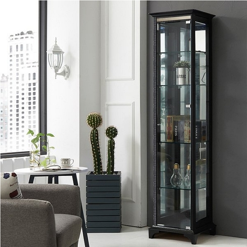 캐슬 5단 유리 장식장 400