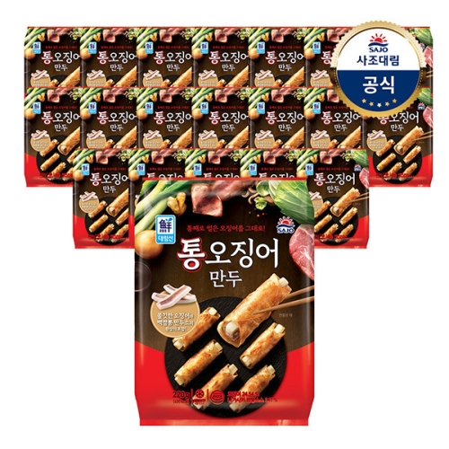 사조대림 대림선 통오징어 만두 220g (20개)_이미지