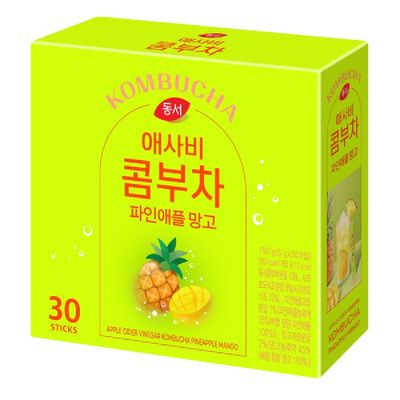 동서식품 동서 애사비 콤부차 파인애플 망고 30스틱 (1개)_이미지