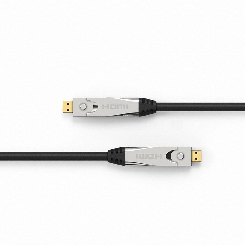 이지넷유비쿼터스 넥스트 Micro HDMI 2.0a 하이브리드 광케이블 (10m)_이미지