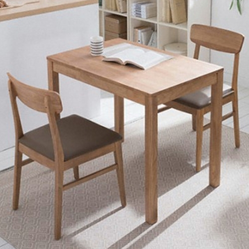 리바트  뉴시나몬 원목 식탁 900 (원목의자2개)