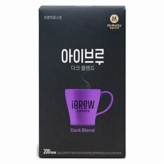 한국맥널티 아이브루 다크 블렌드 200T (2개)