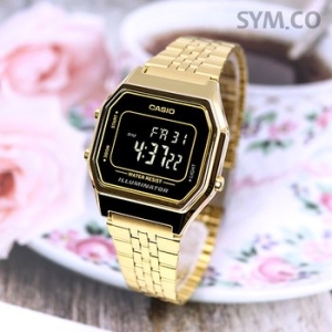 카시오 여성시계_LA680WGA-1B_이미지