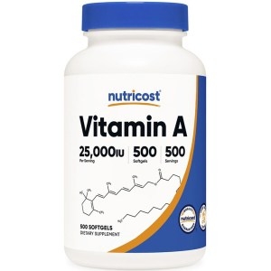 뉴트리코스트 비타민A 25000IU 500캡슐 (1개)