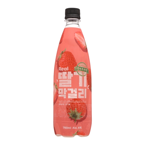  성수주조 리얼 딸기막걸리 6도 750ml [1개]