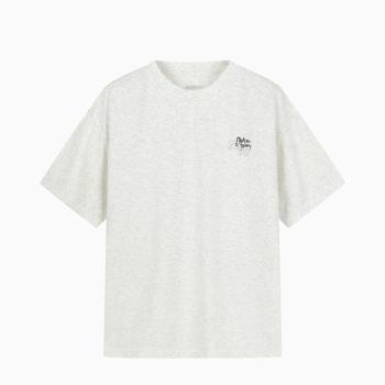 틴즈 동백01 백 베니 반팔 티셔츠_멜란지베이지 14570-031-403-31-101 E46771739