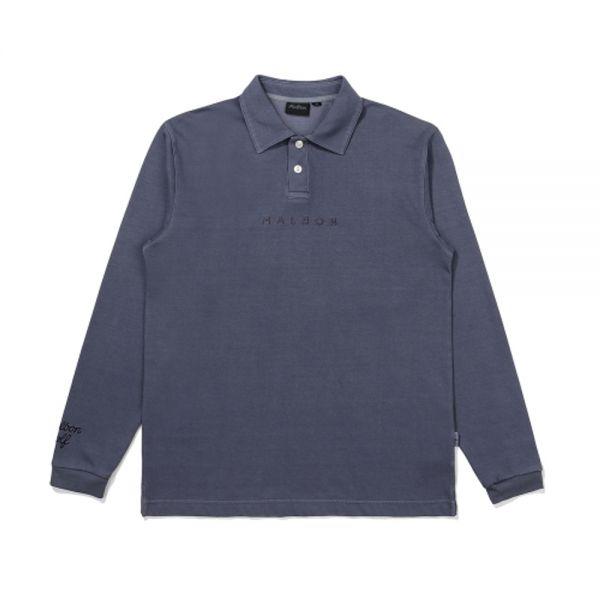 말본골프 피그먼트 폴로 긴팔 티셔츠 M3321PTL04NVY