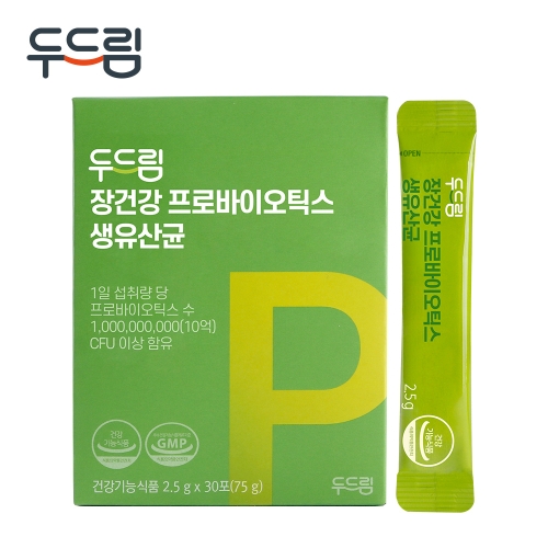 두드림 장건강 프로바이오틱스 생유산균 30포 (1개)
