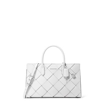 마이클코어스 우먼 스칼렛 미디움 이스트 웨스트 사첼백 옵틱 화이트 11326483_이미지