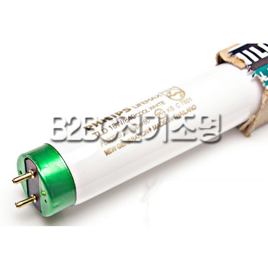 필립스 마스터 FL TL-D Super 80 절전형 삼파장 형광등 주광색 18W (50개)_이미지