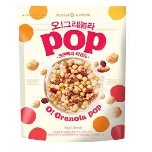 오그래놀라팝 크랜베리 아몬드 370g