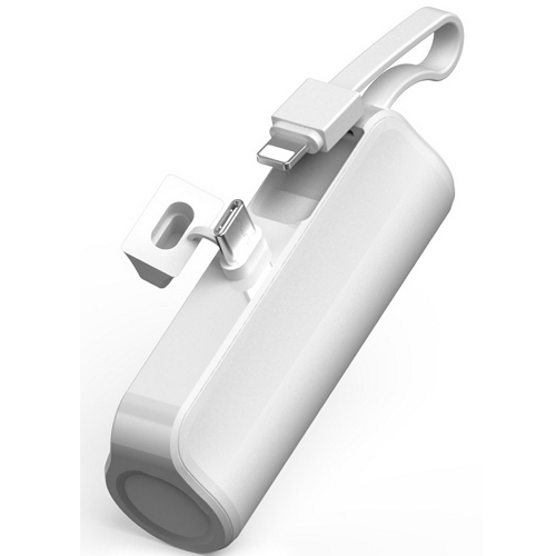 제이원 2in1 도킹형 보조배터리 HA-ST5000-2W 5000mAh (C타입+8핀 케이블)_이미지