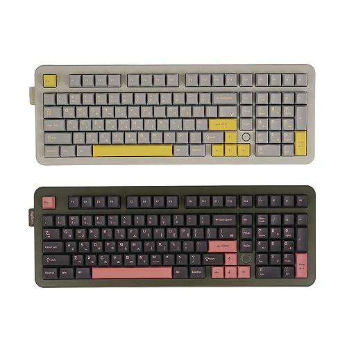 지클릭커 스윙키 WK101 유무선 수제윤활 기계식 머큐리 핑크 (보글보글, 37g)_이미지