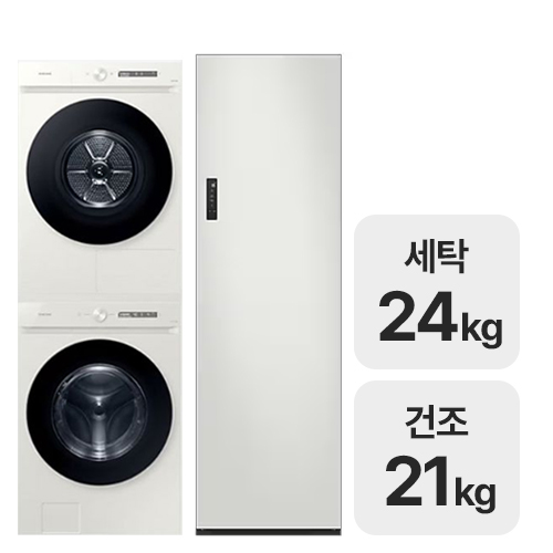 삼성전자 비스포크 AI WF24CB8850BE + DV21CB8890BE + 에어드레서 DF24CG5100TR