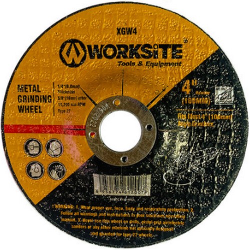 워크사이트  4인치 메탈용 연마석 XGW4 (1개)