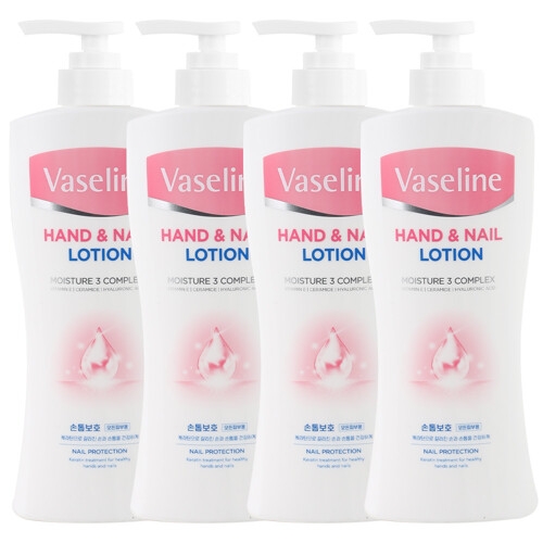  애경 바세린 핸드&네일 로션 450ml [4개]
