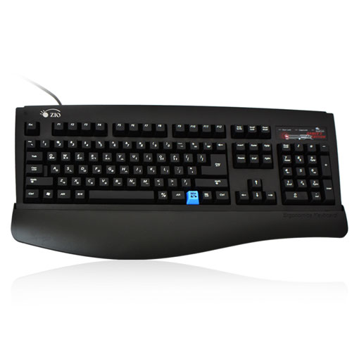 Bless ZIO DT35 PS/2 블랙 게이밍 키보드 (손목받침대 포함)_이미지