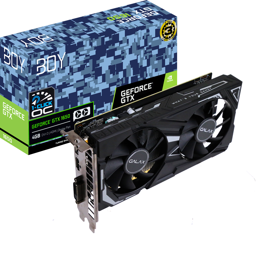 갤럭시 갤라즈 BOY 지포스 GTX 1650 EX D6 4GB