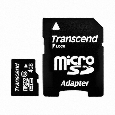 트랜센드 micro SDHC CLASS4 (4GB, BMCG)_이미지