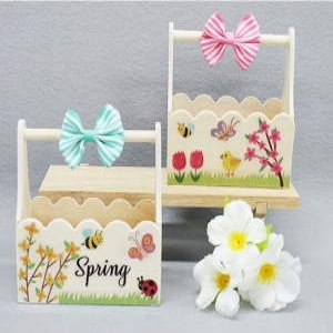 [불명] 미술안녕 봄봄봄 손잡이바구니 5인용 만들기재료_이미지