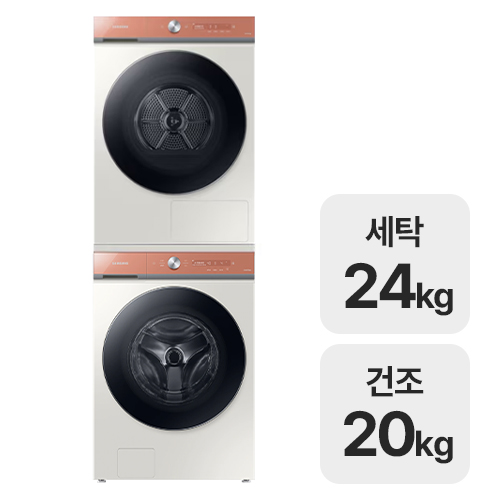삼성전자 비스포크 AI WF24B9600NE + DV20B9760NE_이미지
