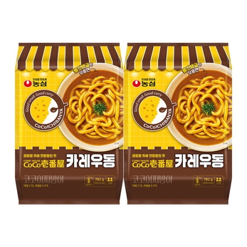 농심 코코이찌방야 카레우동 782g (2개)_이미지