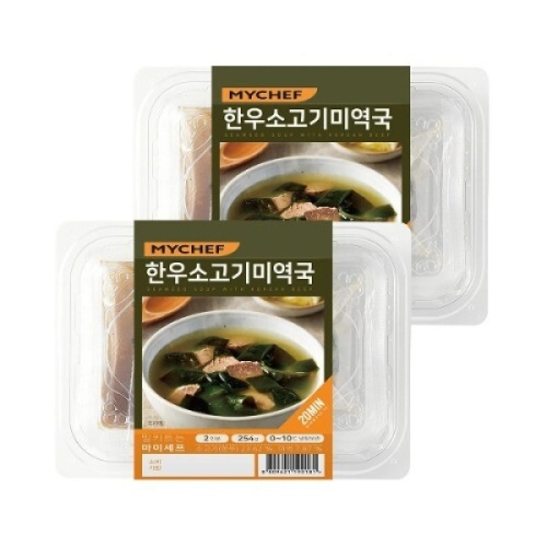 마이셰프 한우 소고기 미역국 254g (2개)_이미지