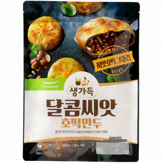 풀무원 달콤씨앗 호떡만두 600g (3개)