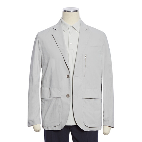 레노마 캐주얼 시즌 남성자켓 라이프스타일 캐주얼 스판 자켓 그레이 RQJMBJ66B_이미지