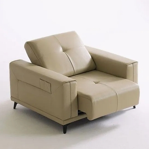 더젠 레나토 고급 모션 슬라이드 리얼 에코가죽 소파 1인용_이미지