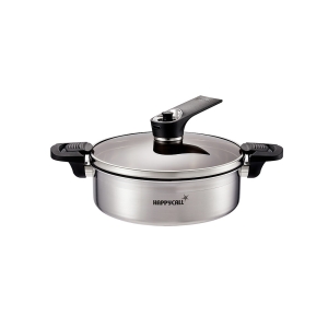 해피콜 진공 UP 통3중 IH 스테인리스 전골냄비 (24cm)_이미지