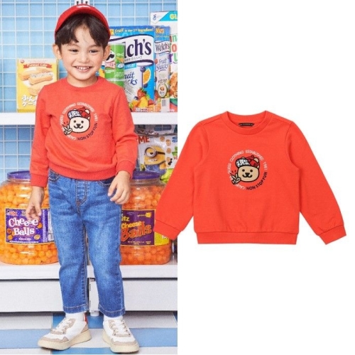 게스키즈 브이곰 맨투맨 G36DBT110-T_이미지