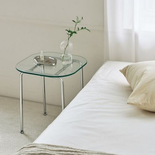 아르코 유리 사이드테이블 400