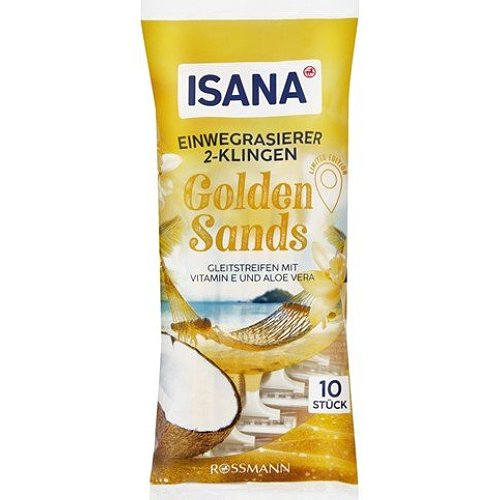 로스만 이사나 골든샌즈 일회용 면도기 해외구매 [10개]