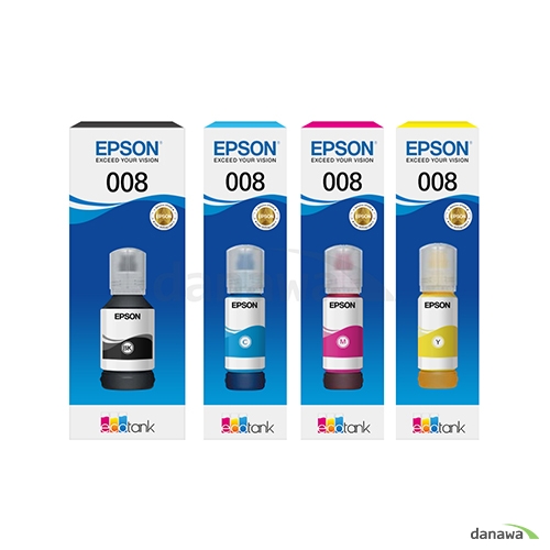 Epson 정품 008 (T06G100, T06G200, T06G300, T06G400) 4색 세트