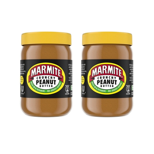 Marmite Crunchy Peanut Butter 마마이트 크런치 피넛 버터 잼 575g 2팩