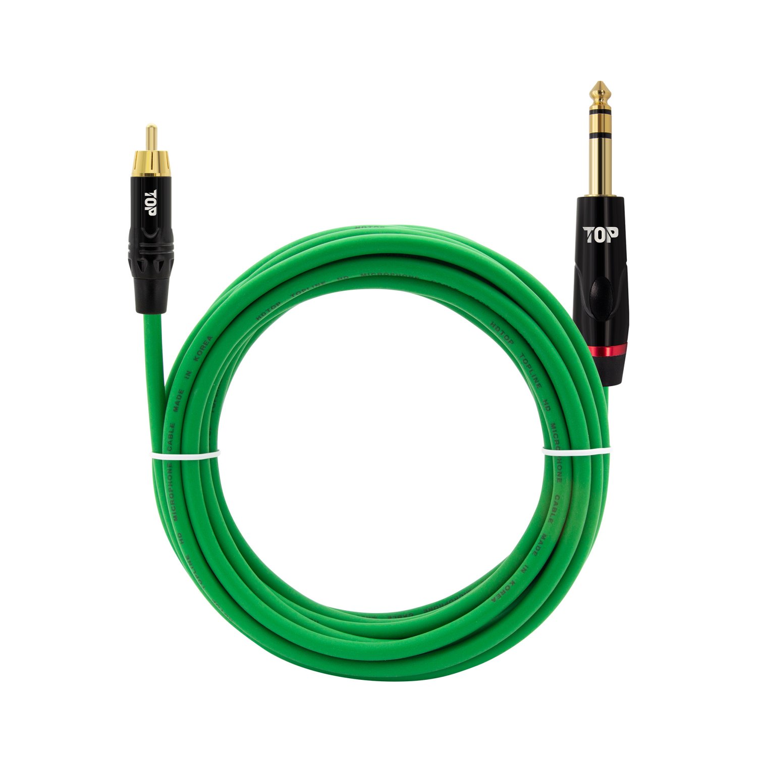 탑라인에이치디 HDTOP RCA to 5.5 스테레오 케이블 블랙그린이미지입니다. 누르면 해당 게시물로 새창이동합니다.