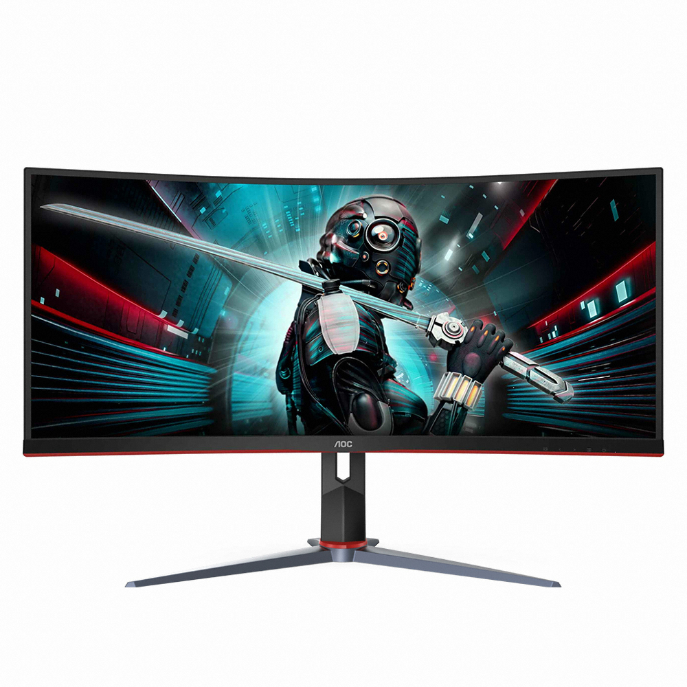 알파스캔 AOC CU34G2X 게이밍 144 울트라 WQHD 프리싱크 HDR 무결점_이미지