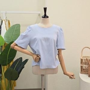 포커스 FM5D9BL5132_반팔 어깨 퍼프 블라우스